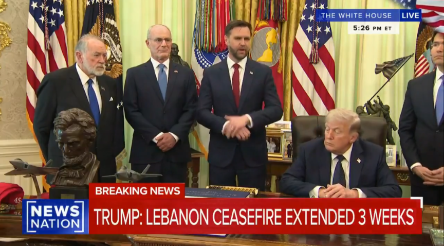 Trump újabb három hétre hosszabbítja a libanoni tűzszünetet; és amerikai katona...